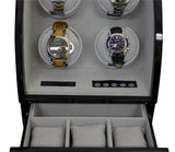 Pangaea Q400 Quad Automatic Watch Winder - Black