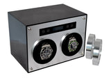 Pangaea D700 Double Metal Watch Winder with Cover (Carbon Fiber)